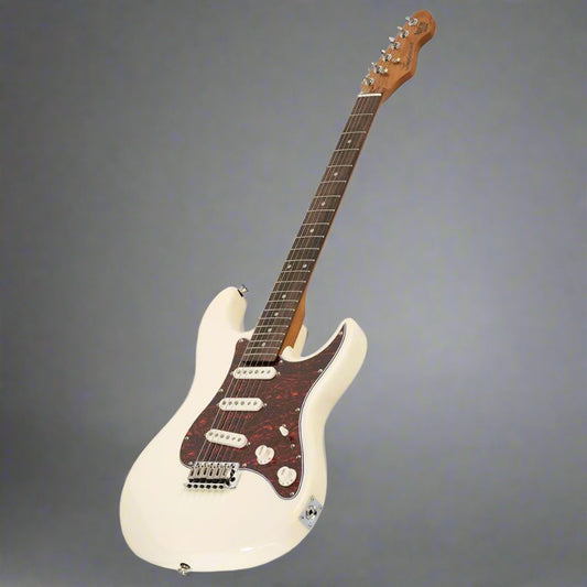 Sceptre Ventana Std Double Cutaway Olympic White Sceptre Electric Guitars