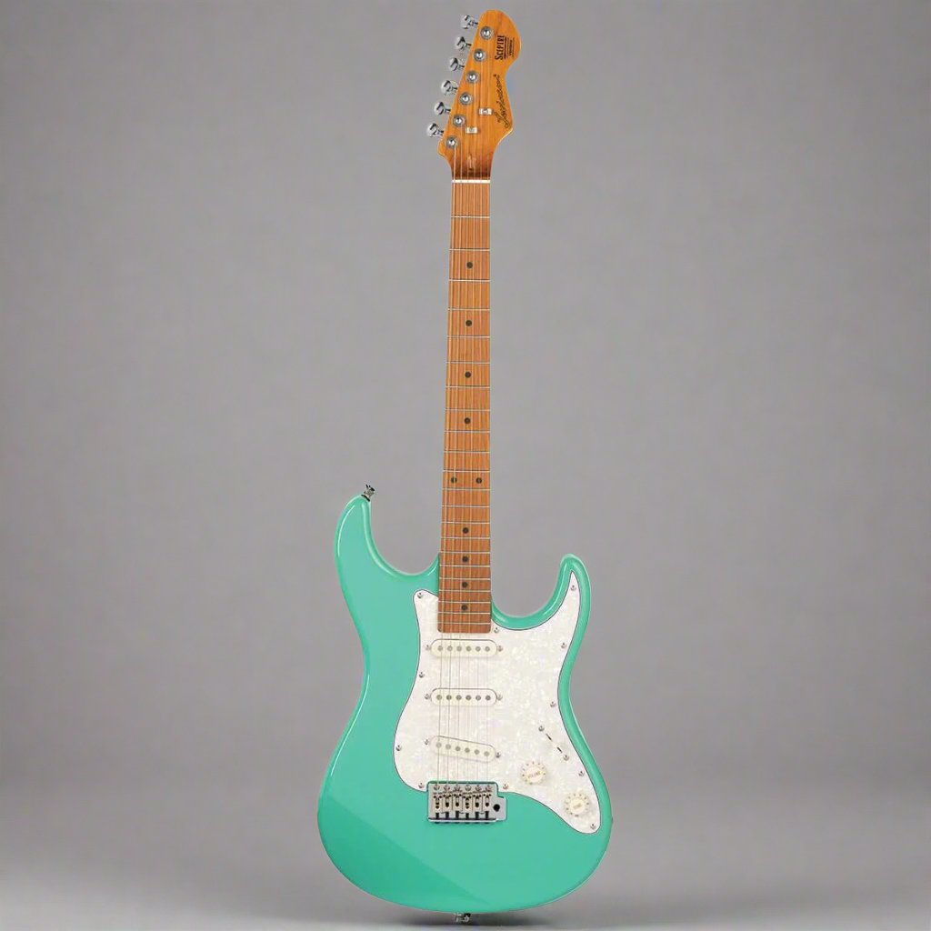 Sceptre Ventana Std Double Cutaway Sea Foam Green Sceptre Electric Guitars