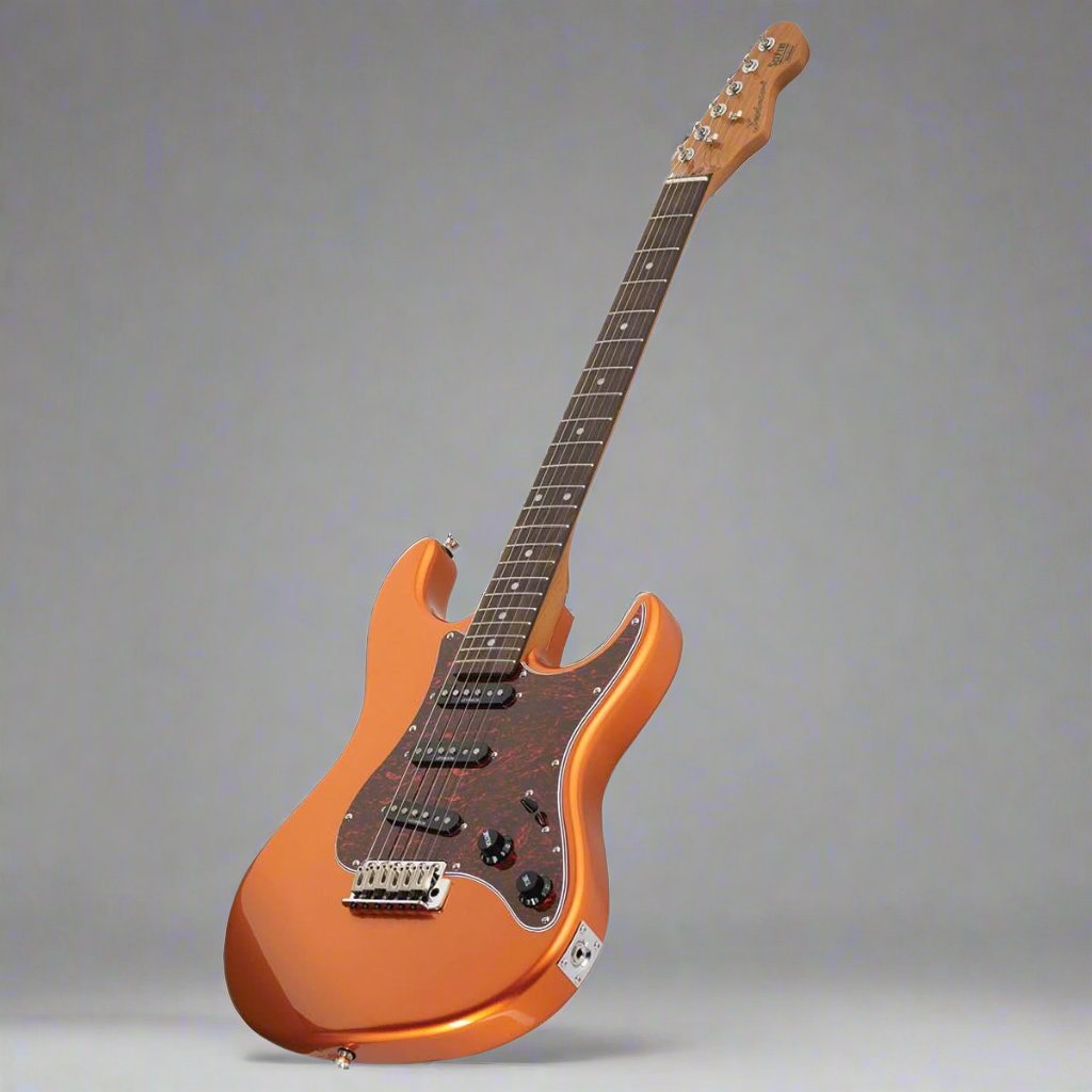 Sceptre Ventana Std Double Cutaway Sienna Metallic Copper Sceptre Electric Guitars