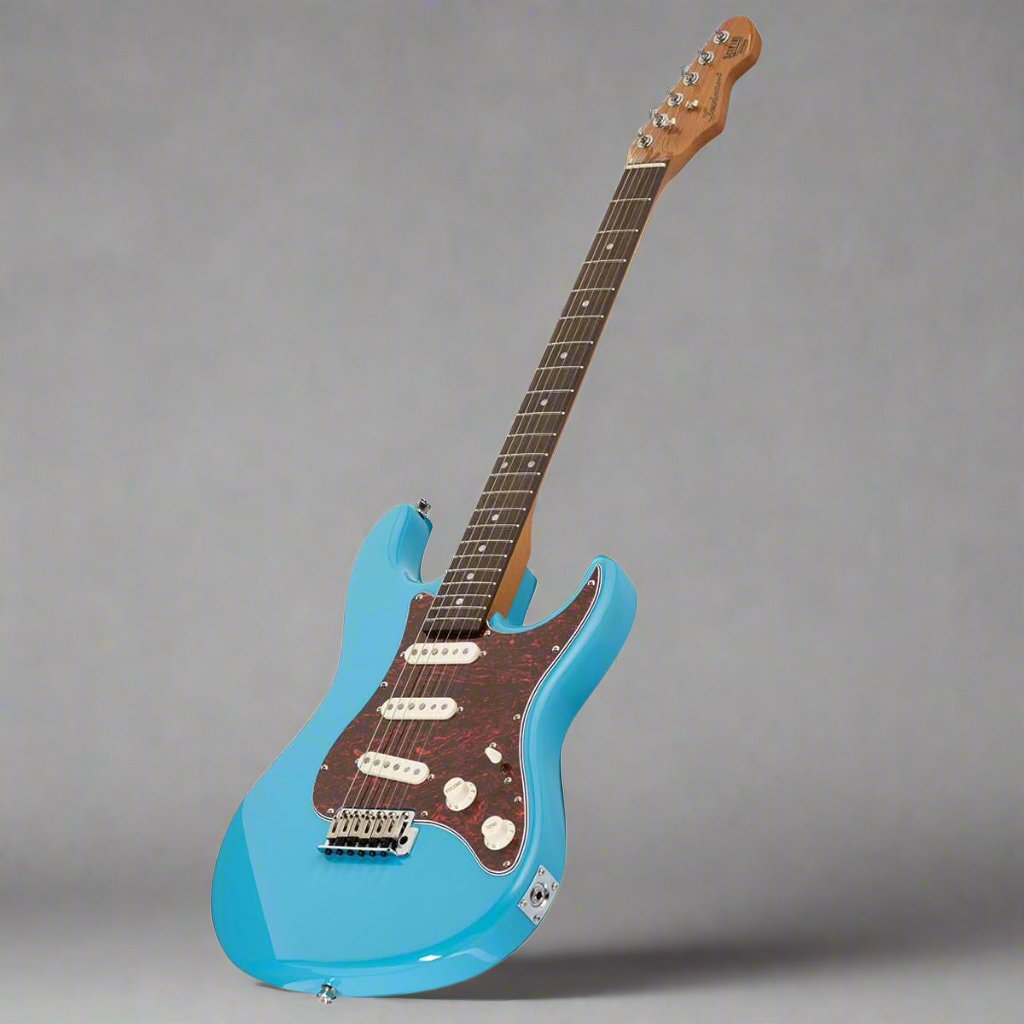 Sceptre Ventana Std Double Cutaway Sonic Blue SSS Sceptre Electric Guitars