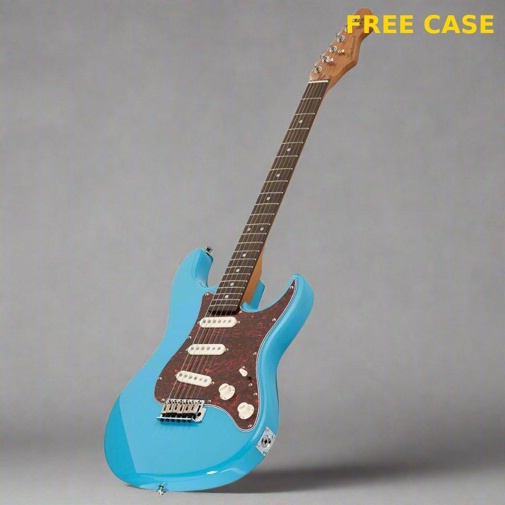 Sceptre Ventana Std Double Cutaway Sonic Blue SSS Sceptre Electric Guitars