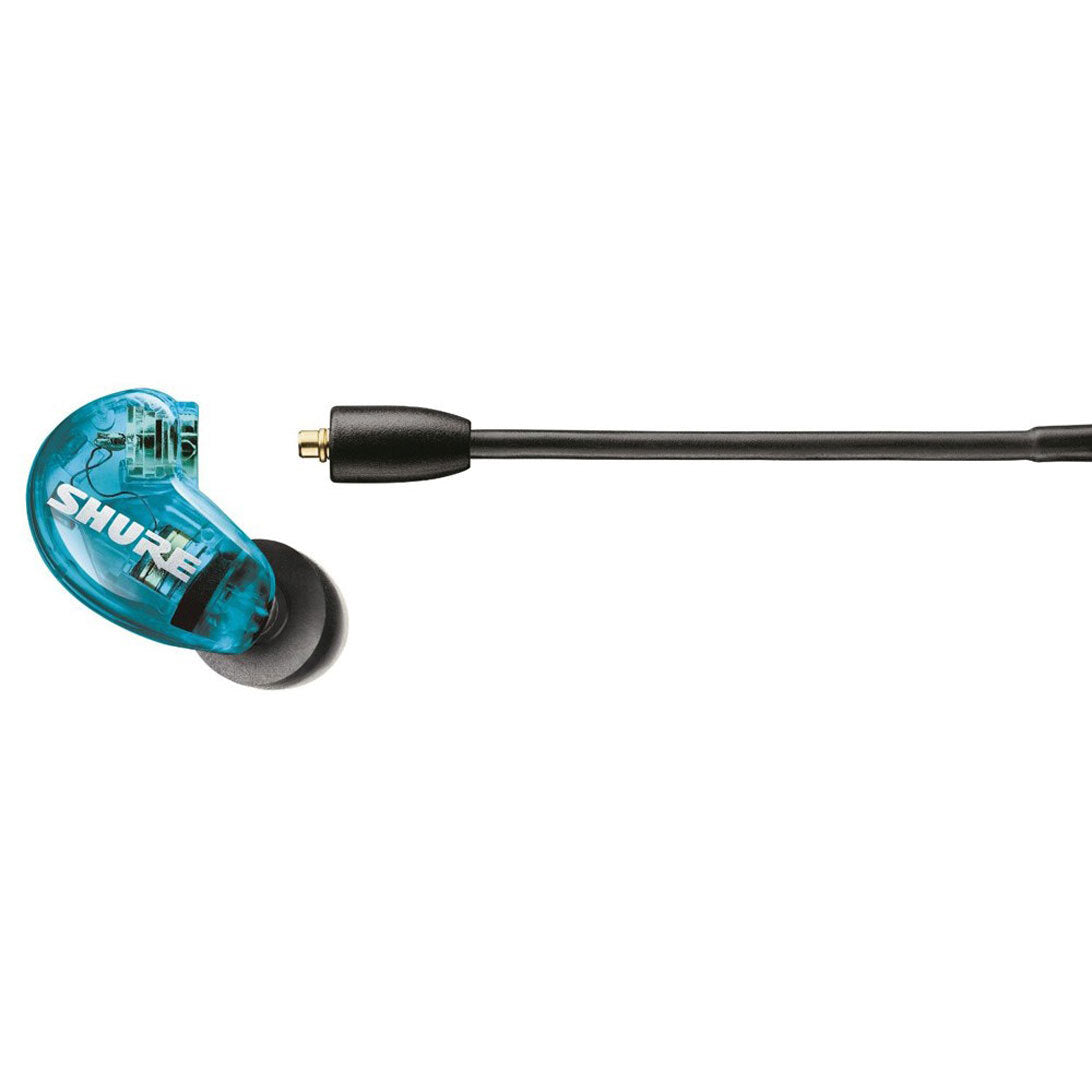 Shure SE215 Sound Isolating Earphones in Translucent Blue
