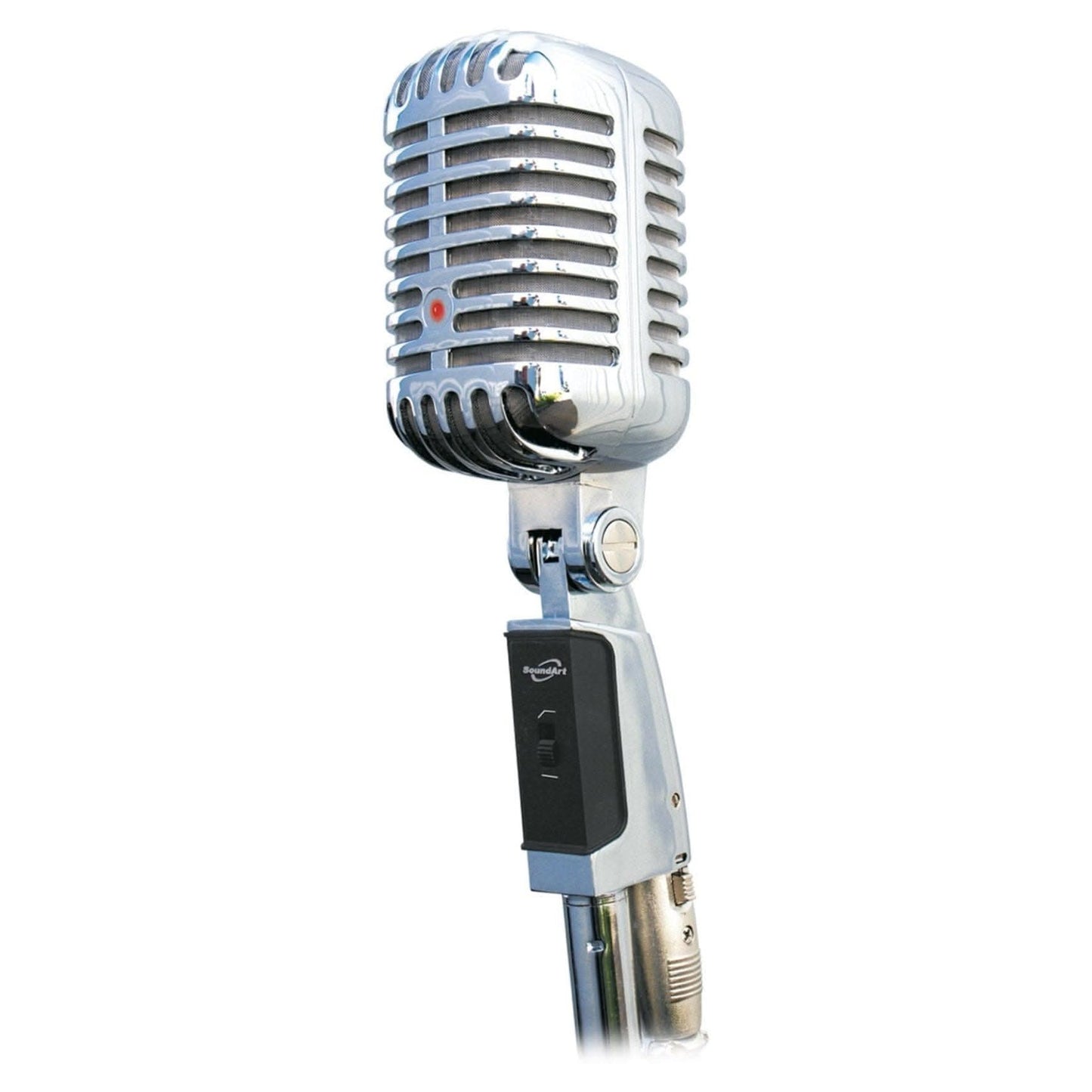 SoundArt 'Vintage' Condenser Microphone with Deluxe Carry Case Chrome Soundart PA & DJ