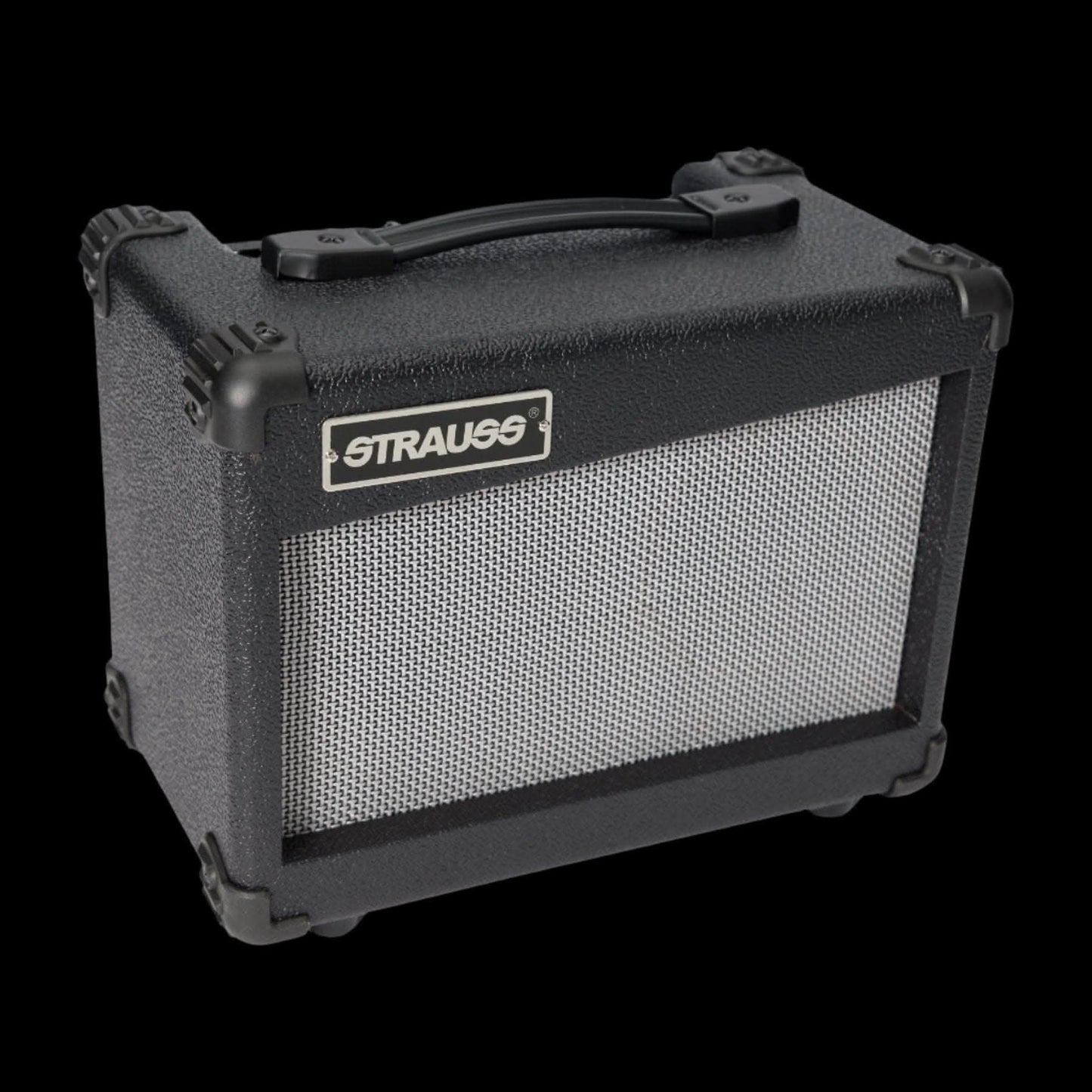 Strauss 'Legacy' 15 Watt Solid State Acoustic Guitar Practice Amplifier Black