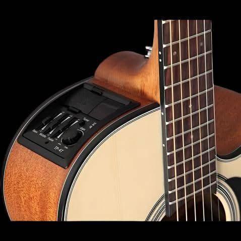 Takamine G Mini Series AC/EL "Takamini" Guitar with Cutaway in Natural Satin Finish