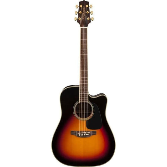 Takamine G50 Series Dreadnought AC/EL Guitar with Cutaway in Brown Sunburst Gloss Finish Takamine Acoustic Guitars