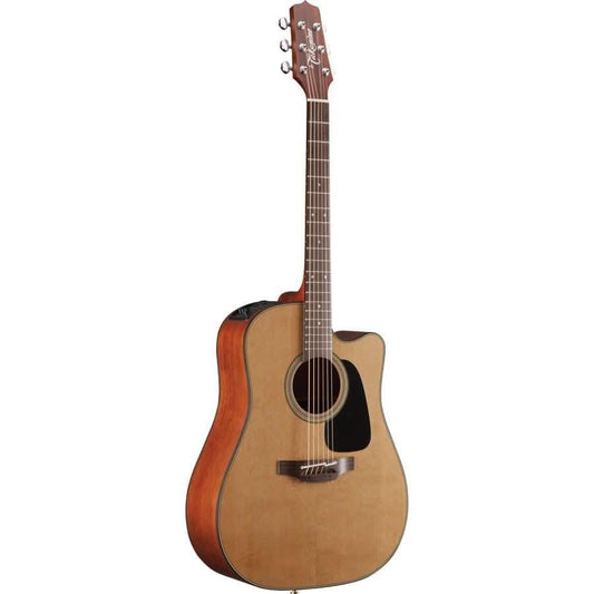 Takamine Pro Series 1 Dreadnought AC/EL Guitar with Cutaway Natural Gloss Top Takamine Acoustic Guitars