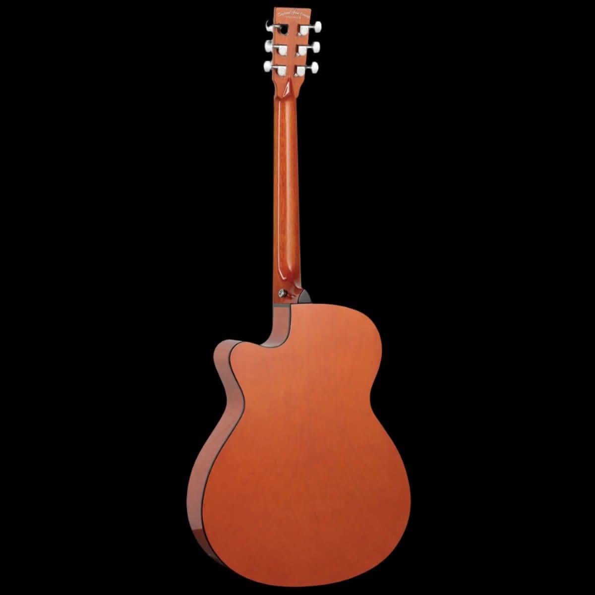 Tanglewood TA4-CEHN Azure SuperFolk C/E Quilted Ash Shoreline Amber Gloss Tanglewood Guitars Acoustic Guitars