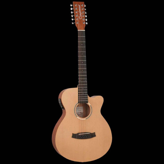 Tanglewood TR412CE Roadster II Superfolk 12-String Cutaway With Pickup Tanglewood Guitars Acoustic Guitars
