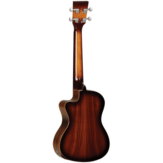 Tanglewood TUJ7CE Java Tenor Cutaway / Electric Koa Vintage Burst Ukulele Tanglewood Folk Ukulele