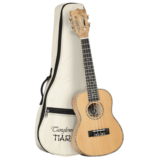Tanglewood TWT11B Tiare Concert Uklulele Cedar/Spalted Maple with Bag Tanglewood Folk Ukulele