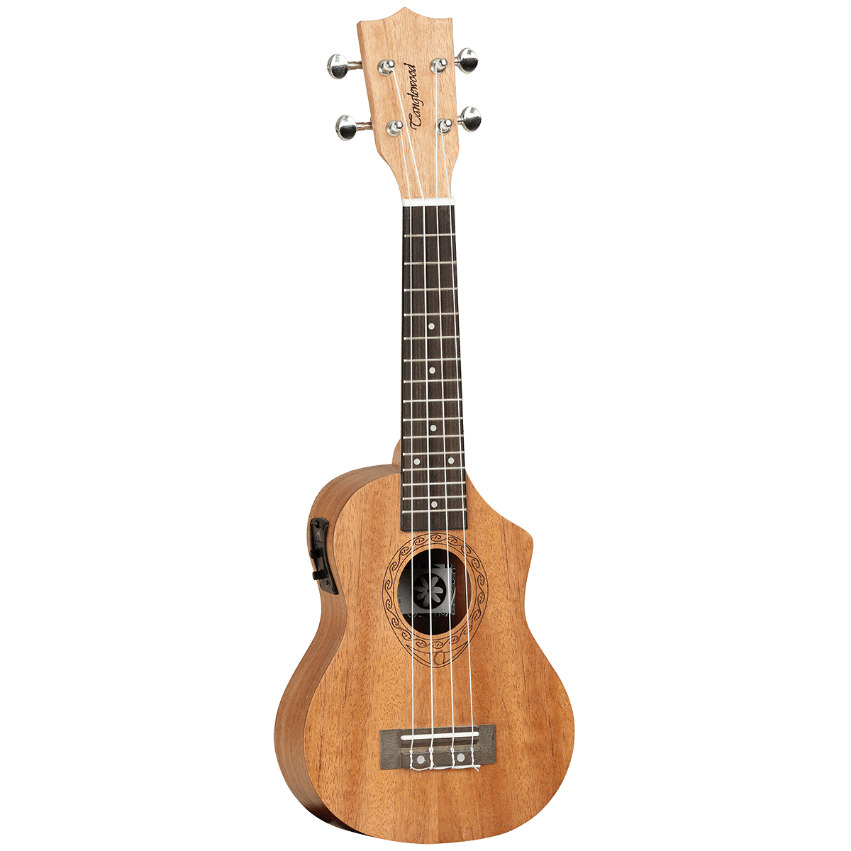 Tanglewood TWT1CE Tiare Soprano Ukulele All Mahogany w/Pickup Tanglewood Folk Ukulele