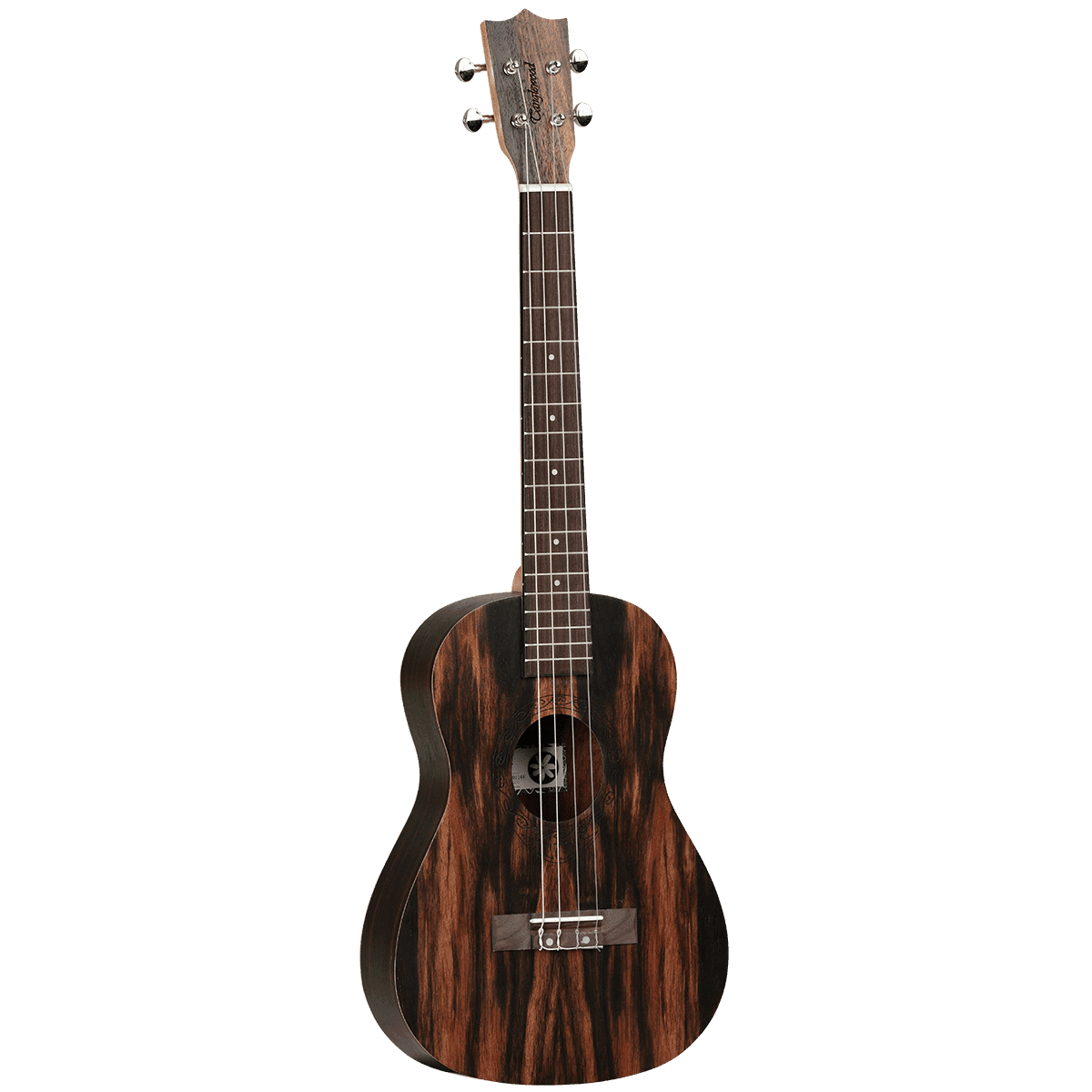 Tanglewood TWT20 Tiare Baritone Ukulele All Figured Ebony with Bag Tanglewood Folk Ukulele