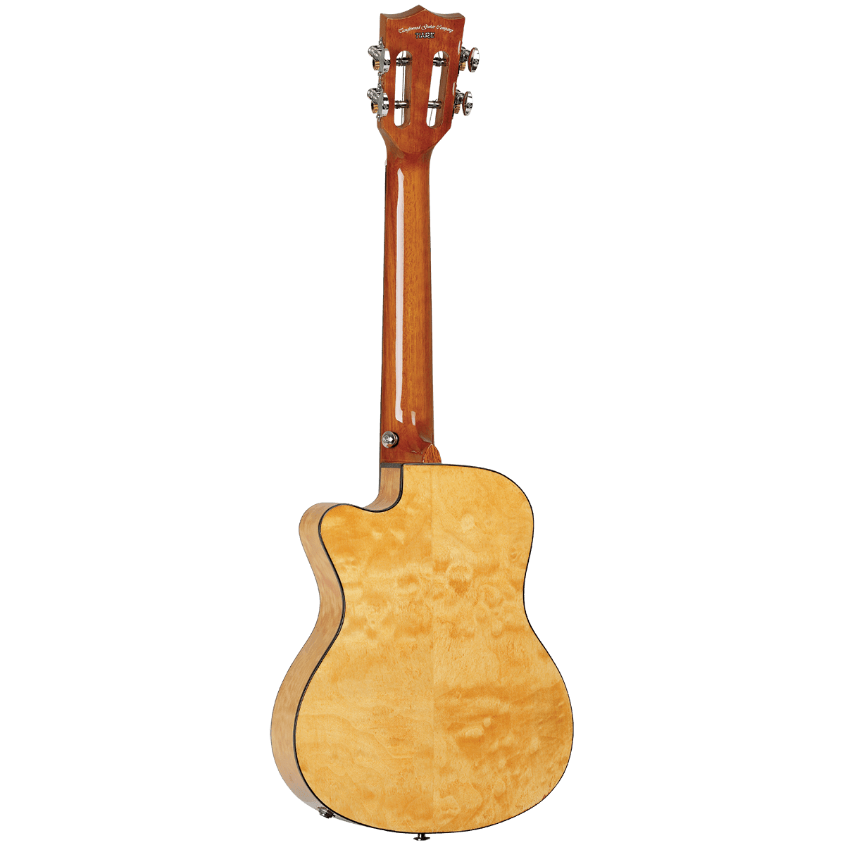 Tanglewood TWT30E Tiare Tenor Tennessee Honey Gloss Quilted Maple Cutaway Ukulele w/Pick Up Tanglewood Folk Ukulele