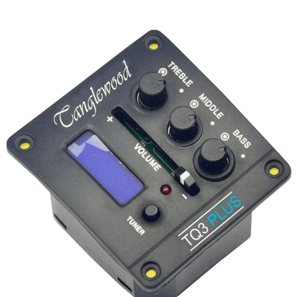 Tanglewood TWT30E Tiare Tenor Tennessee Honey Gloss Quilted Maple Cutaway Ukulele w/Pick Up Tanglewood Folk Ukulele