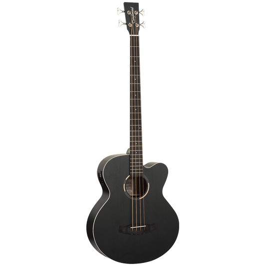 Tanglewood TWBBAB Blackbird Acoustic Bass Cutaway / Electric Smokestack Satin Tanglewood Guitars Acoustic/Electric Bass Guitars