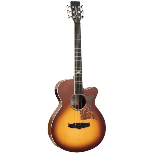 Tanglewood TSP45HB Sundance Premier Super Folk Honey Burst C/E w/Case Tanglewood Guitars Acoustic Guitars