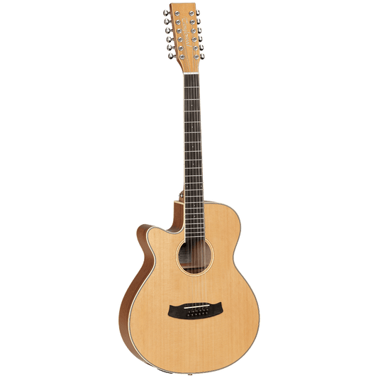 Tanglewood TW12CELH Winterleaf Super Folk C/E 12-String Left Handed Tanglewood Guitars Acoustic Guitars