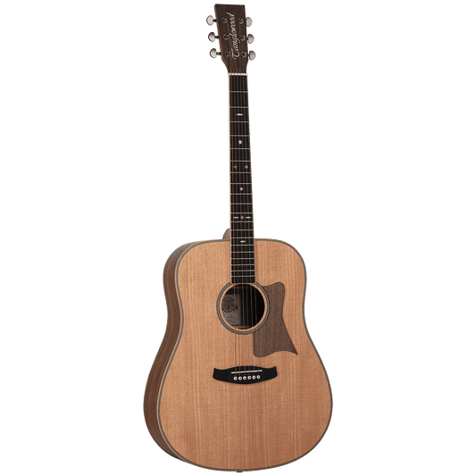 Tanglewood TRDHR Reunion Australian Red Cedar Top Dreadnought with Hawaiian Rain Wood B/S Tanglewood Guitars Acoustic Guitars
