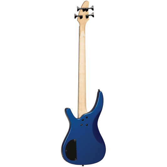 Tanglewood TE4BL Alpha Electric Bass Metallic Blue Tanglewood Guitars Bass Guitars