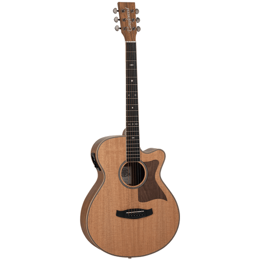Tanglewood Reunion Pro Solid Australian Red Cedar Top Super Folk C/E with Pacific Walnut TRU4-CE-PW B/S Tanglewood Guitars Guitar