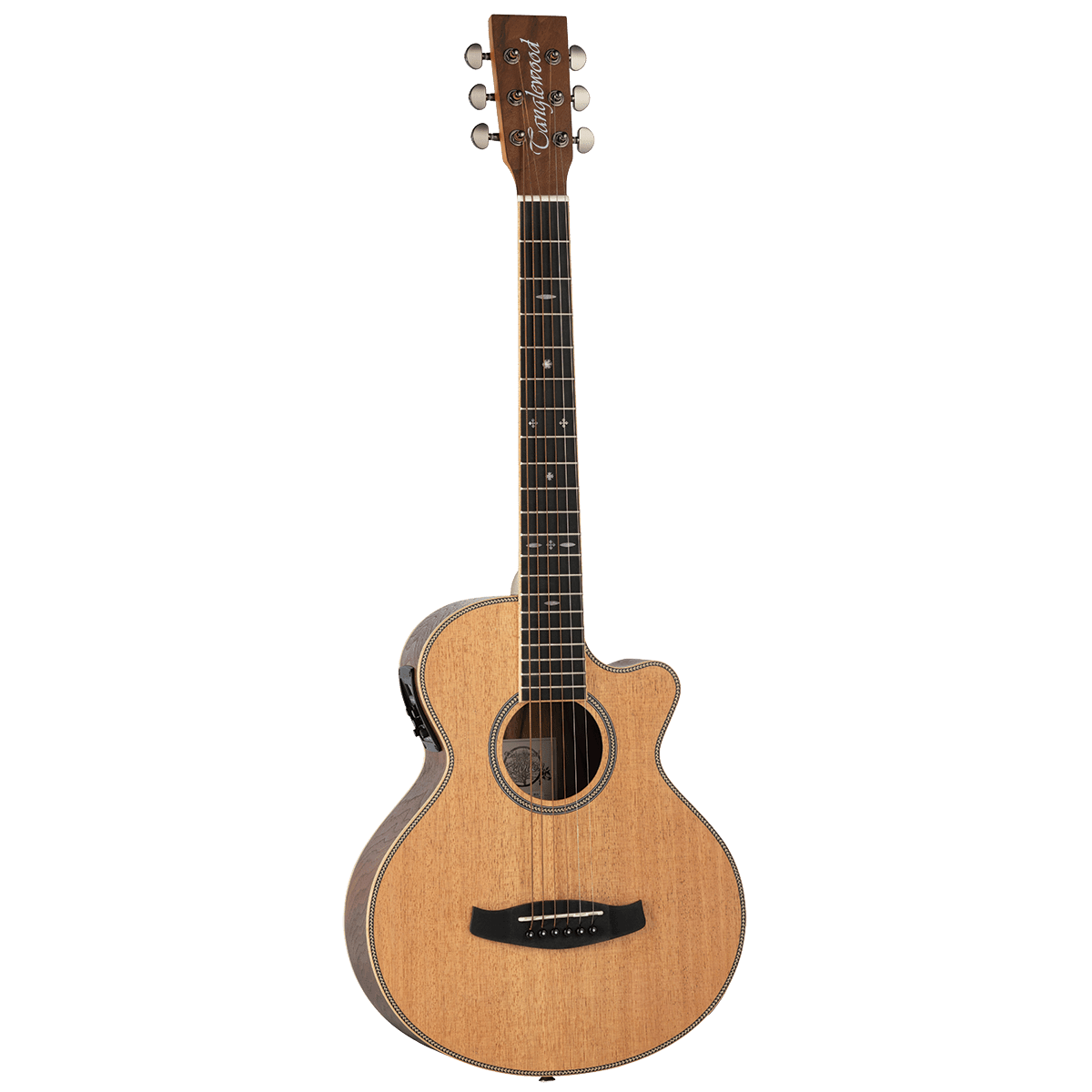 Tanglewood Reunion Pro Solid Australian Red Cedar Top Traveller Folk C/E with Black Walnut B/S TRU2-CE-BW
