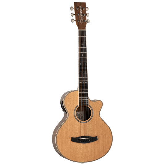 Tanglewood Reunion Pro Solid Australian Red Cedar Top Traveller Folk C/E with Black Walnut B/S TRU2-CE-BW Tanglewood Guitars Guitar