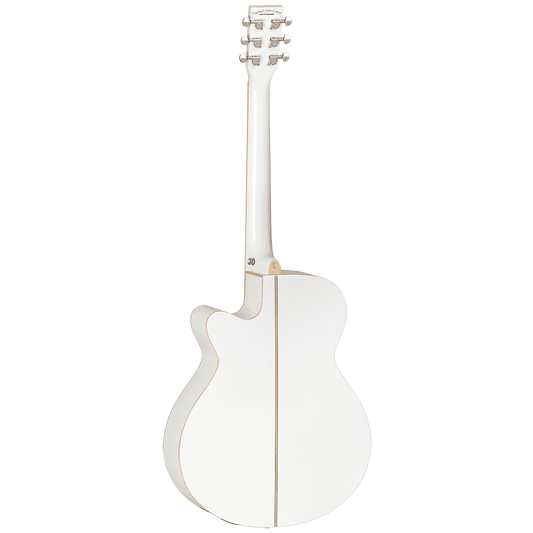 Tanglewood TW4BLW Winterleaf Blonde Superfolk C/E White Gloss Tanglewood Guitars Guitar
