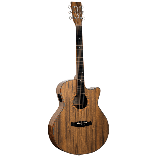 Tanglewood TW4EVCPW Winterleaf Exotic Grand Auditorium Solid Top C/E Pacific Walnut Veneer Tanglewood Guitars Guitar