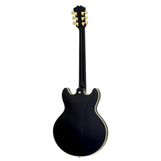 Aria TA-CLASSIC Semi-Hollow Electric Guitar in Black Gloss Aria Semi-Hollow Guitars