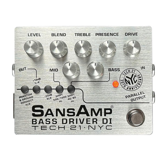 Sansamp Bass Driver D.I Limited Edition 30th Anniversary Tech 21 Bass Amps