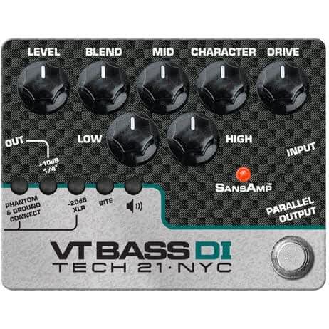 TECH 21 Character VT Bass DI Tech 21 Effects Pedals
