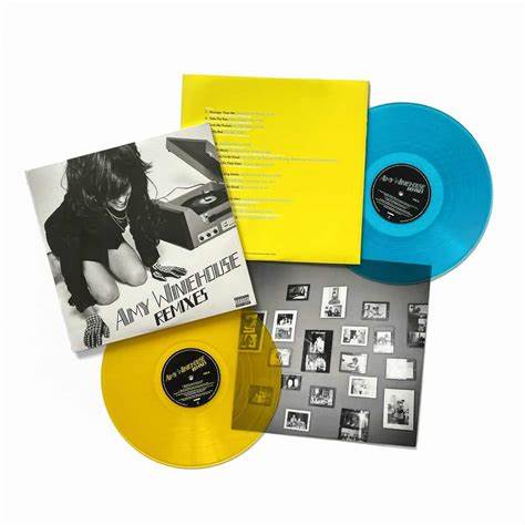 Amy Winehouse – Remixes RSD 2021 Yellow & Blue Vinyl 2LP Amy Winehouse