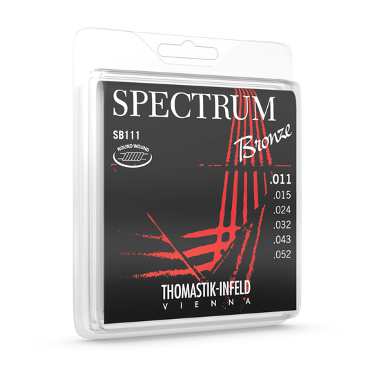 Thomastik SB111 Spectrum Bronze 11-52 String Set Thomastik Acoustic Guitar Strings
