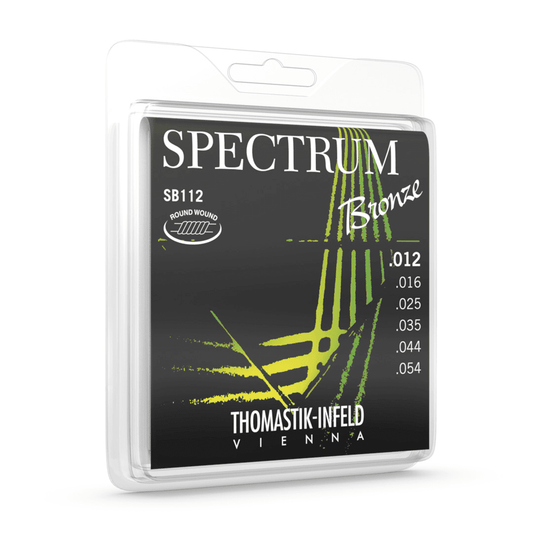 Thomastik SB112 Spectrum Bronze 12-54 String Set Thomastik Acoustic Guitar Strings