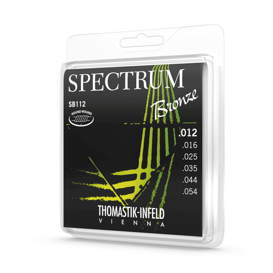 Thomastik SB112 Spectrum Bronze 12-54 String Set Thomastik Acoustic Guitar Strings
