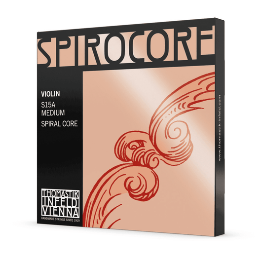 Thomastik S15A Spirocore Violin String Set with Chrome E Thomastik