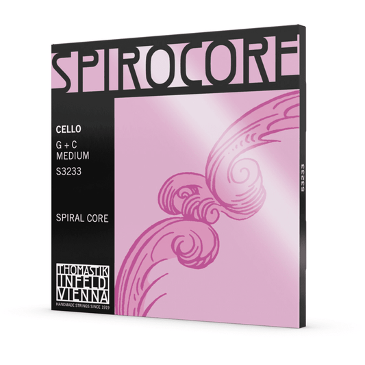 Thomastik S3233 Spirocore Cello 'G' & 'C' Tungsten String Twin Pack Thomastik