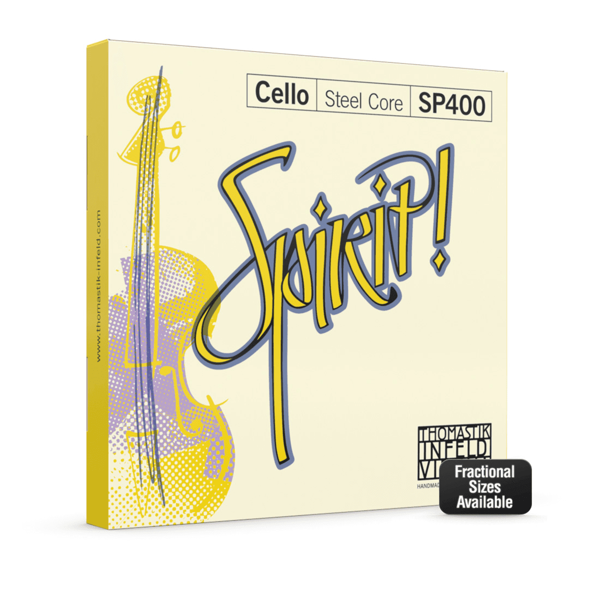 Thomastik SP400.3/4 Spirit Cello 3/4 String Set Thomastik