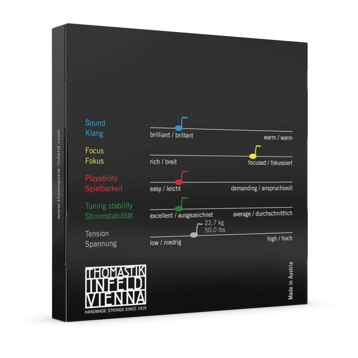 Thomastik VI100 Vision Violin 4/4 String Set Thomastik