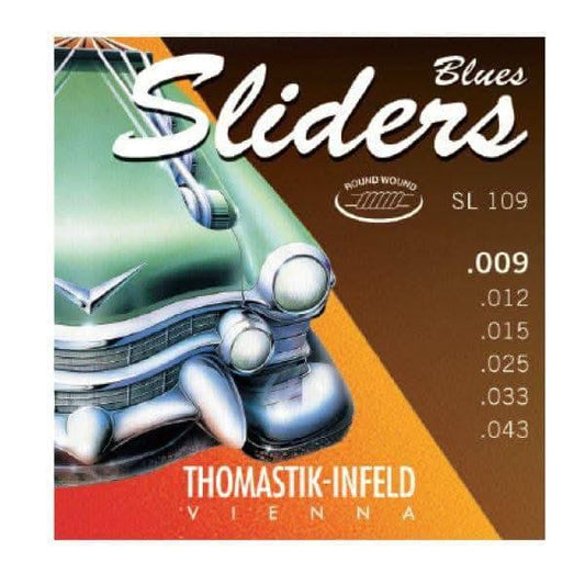 Thomastik SL109 Blues Sliders 9-43 String Set Thomastik Electric Guitar Strings