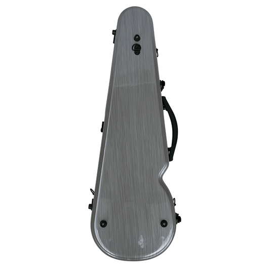 VIVO Shaped Viola Case Brushed Silver 15.5" - 16" Vivo Violins New Products