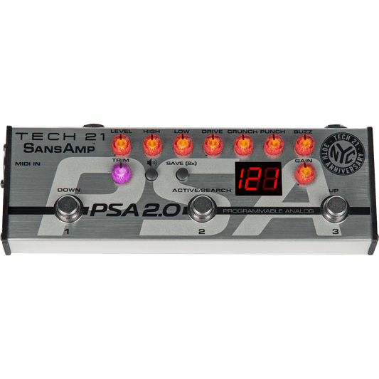 Tech 21 PSA 2.0 Programmable Preamp Pedal Tech 21 Effects Pedals
