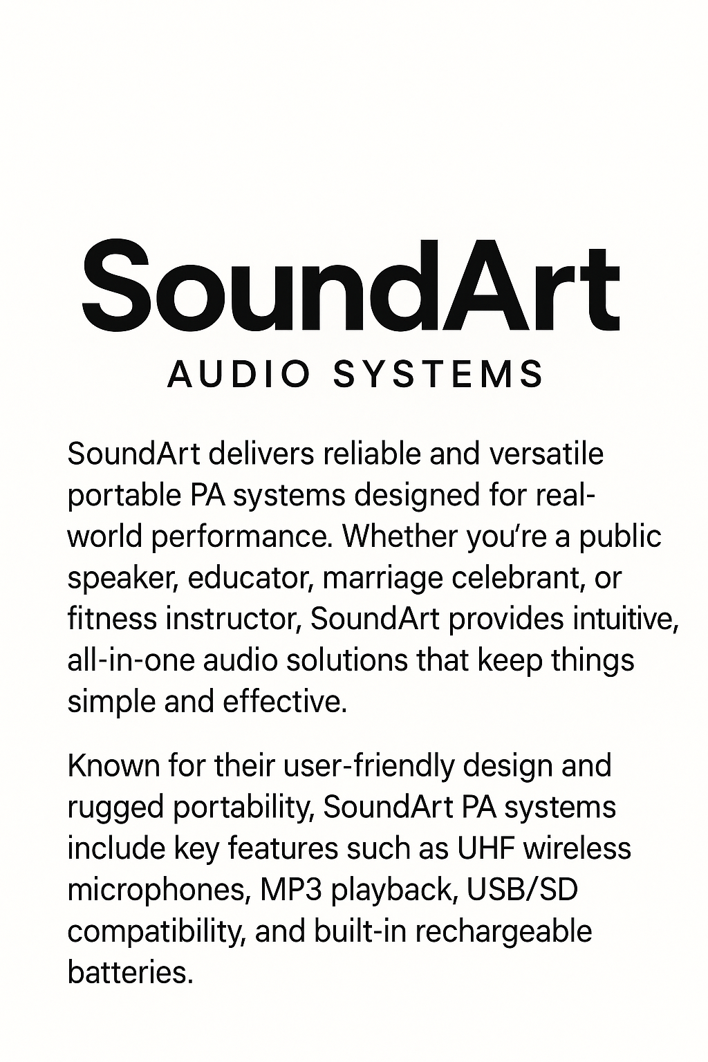 SoundArt Audio