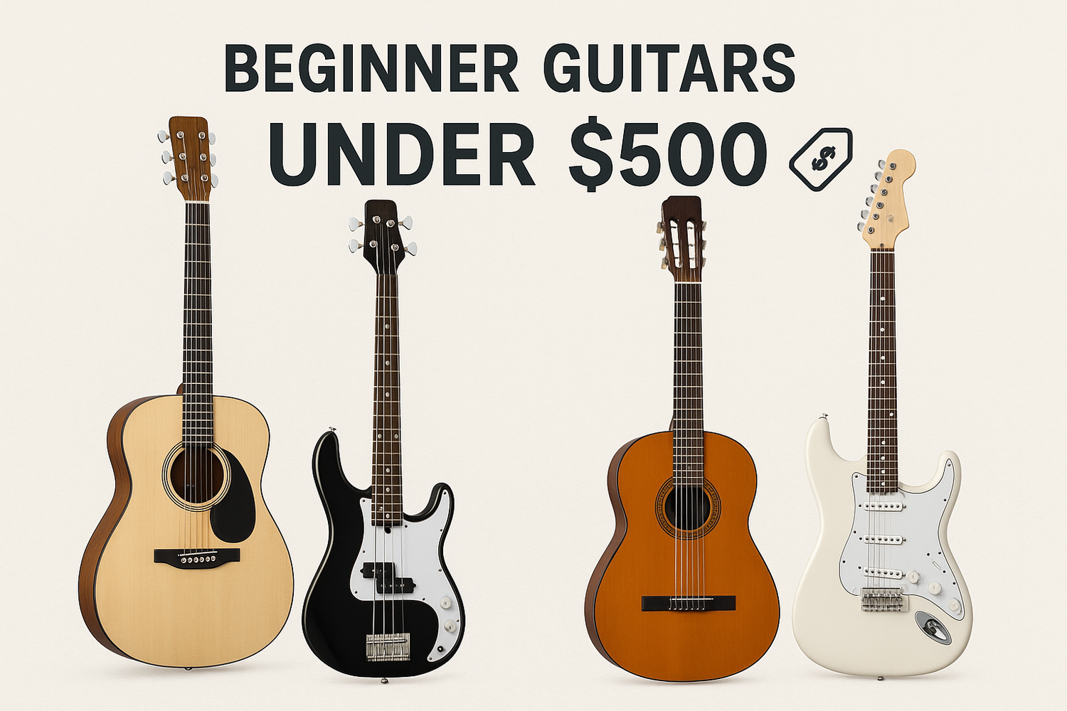Beginner Guitars Under $500