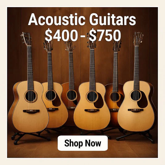Acoustic Guitars $400 - $750