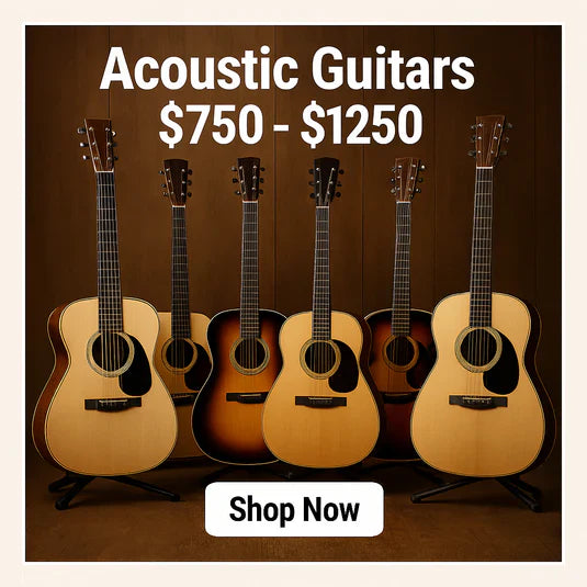 Acoustic Guitars $750 - $1250