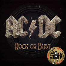 AC/DC – Rock or Bust 50th Anniversary Edition, Gold Colour Vinyl LP ACDC