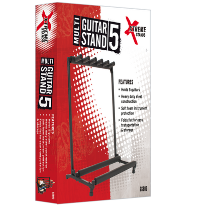 Xtreme GS805 Multi Gtr Rack 5 Stand