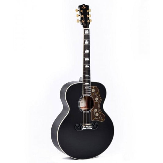 Sigma GJM‑SG200BK – Limited Edition Grand Jumbo Acoustic‑Electric Guitar (Black Gloss)